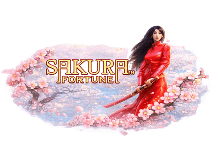 Sakura Fortune japāņu ķiršu ziedu tematika automāts ar brīvajiem griezieniem